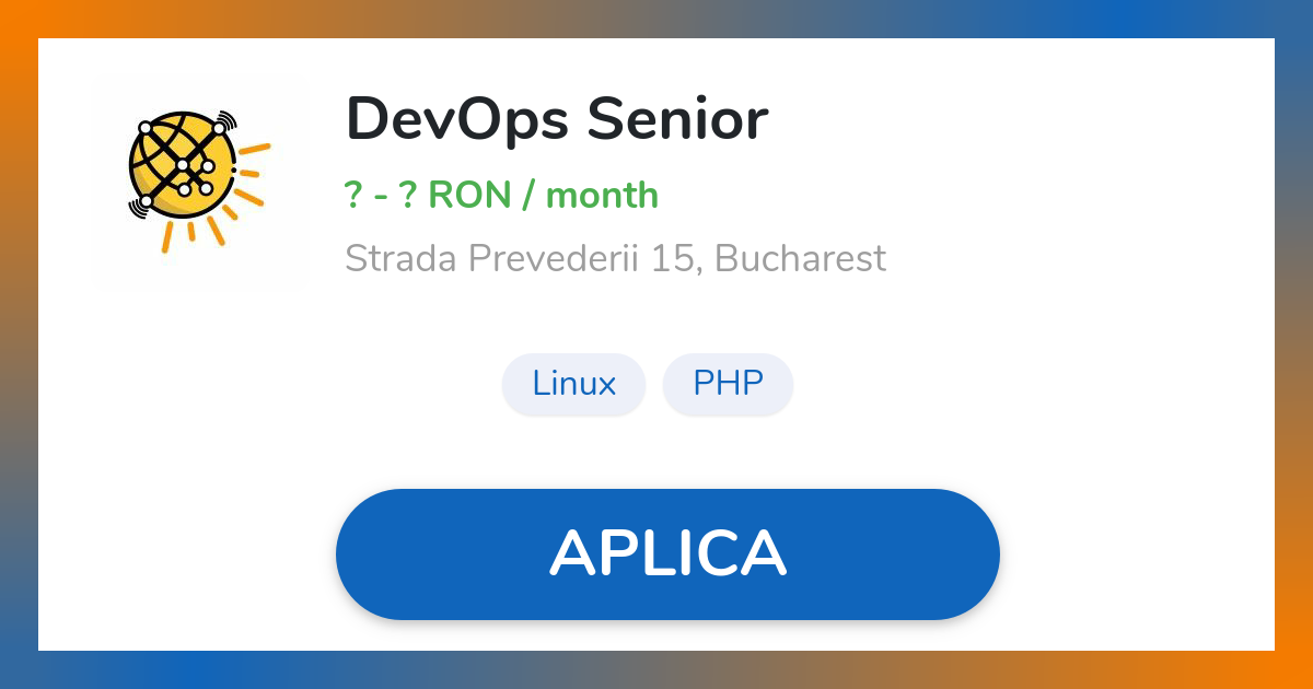 Remote DevOps Senior | Helios Live